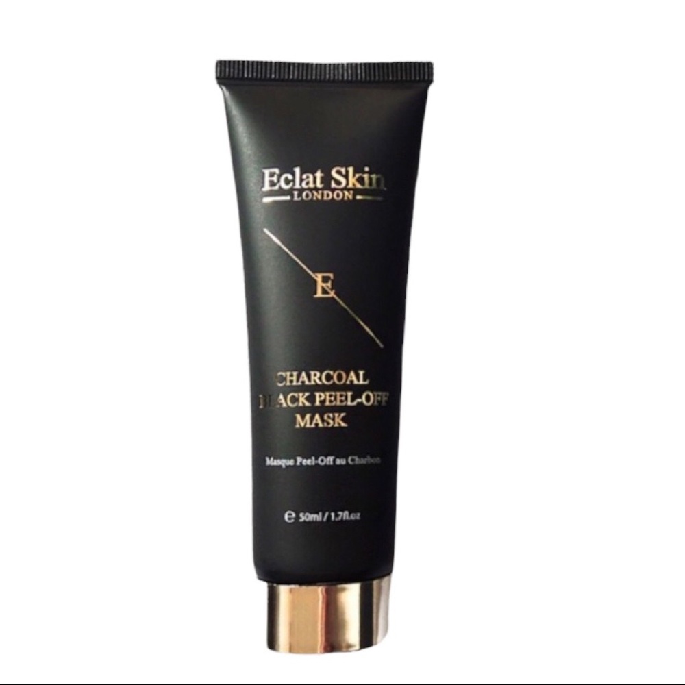 E Eclat Skin London Charcoal Black Peel-Off Mask NEW